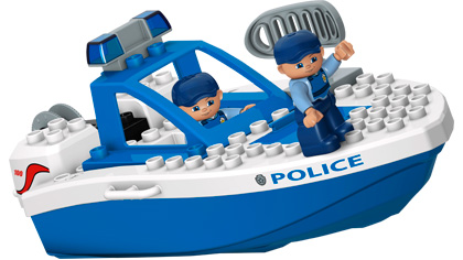 LEGO Legoville Police Boat (4861-1)
