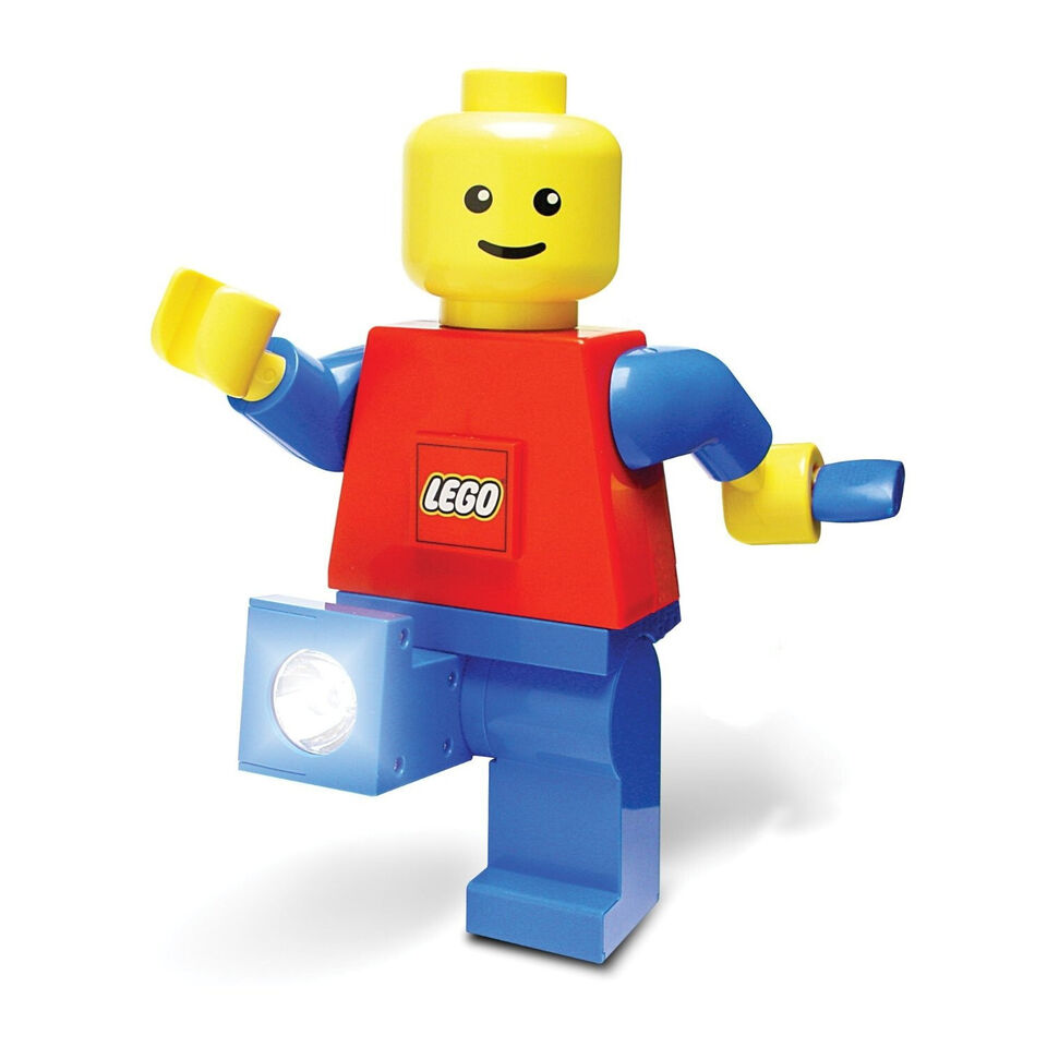 LEGO Houseware Minifigure Dynamo Flashlight with Blue Torso, Red Arms and Red Legs (4895028506575-1)