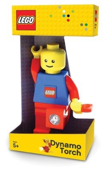 LEGO Houseware Minifigure Dynamo Flashlight with Blue Torso, Red Arms and Red Legs (4895028506575-2)
