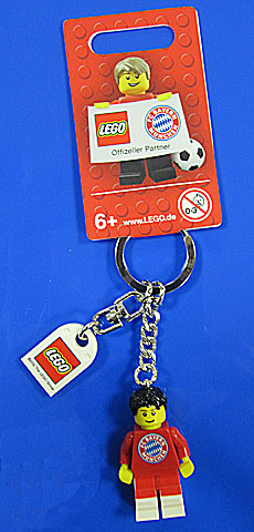 LEGO Key Chain FC Bayern Key Chain (Black Hair) (5000147-1)
