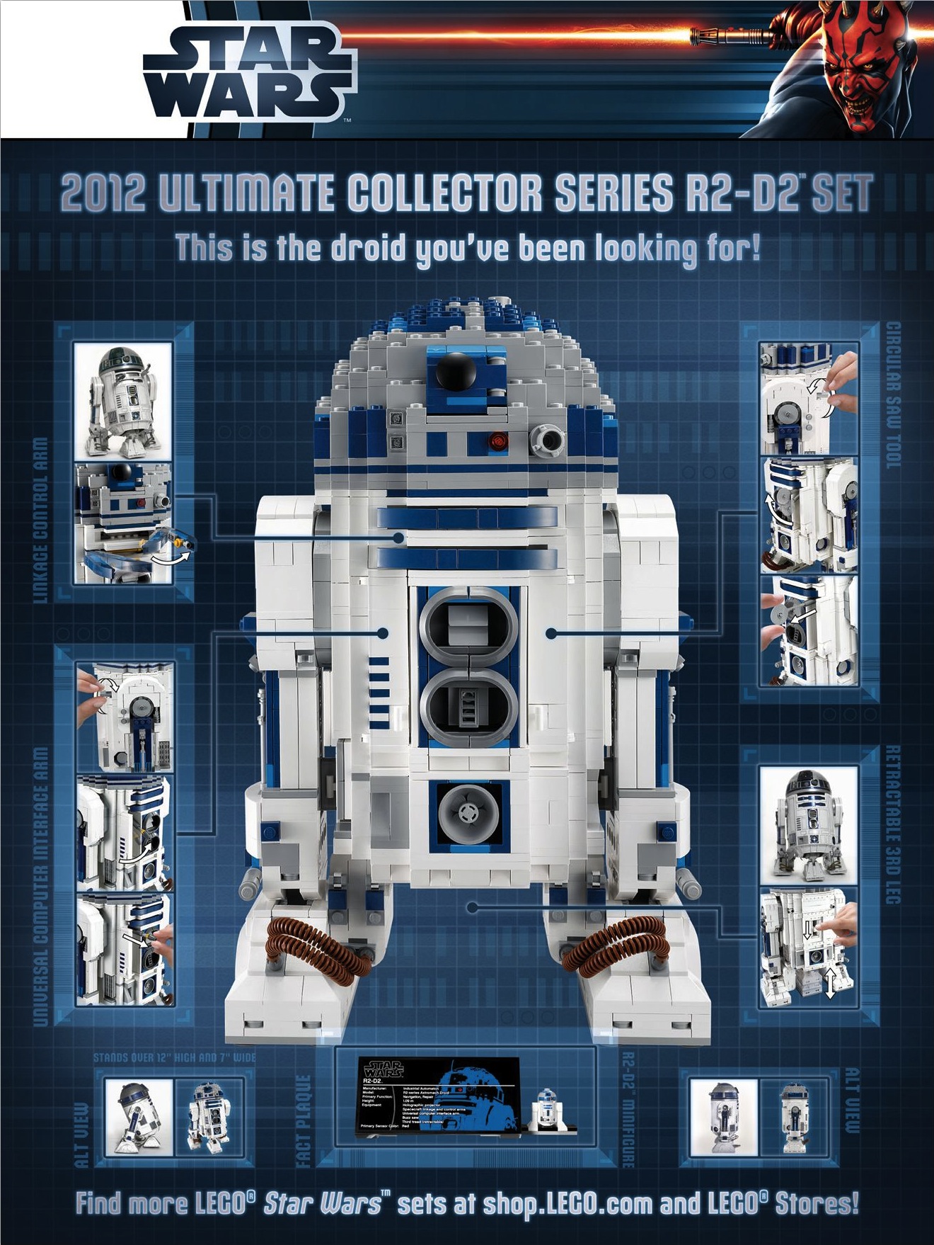LEGO Posters and Art Prints R2-D2 Poster (5001162-1)