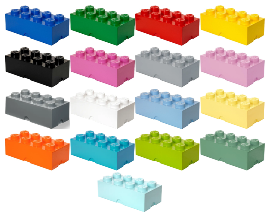 LEGO Storage Storage Brick 2 x 4 (All Colors) (5001386-1)