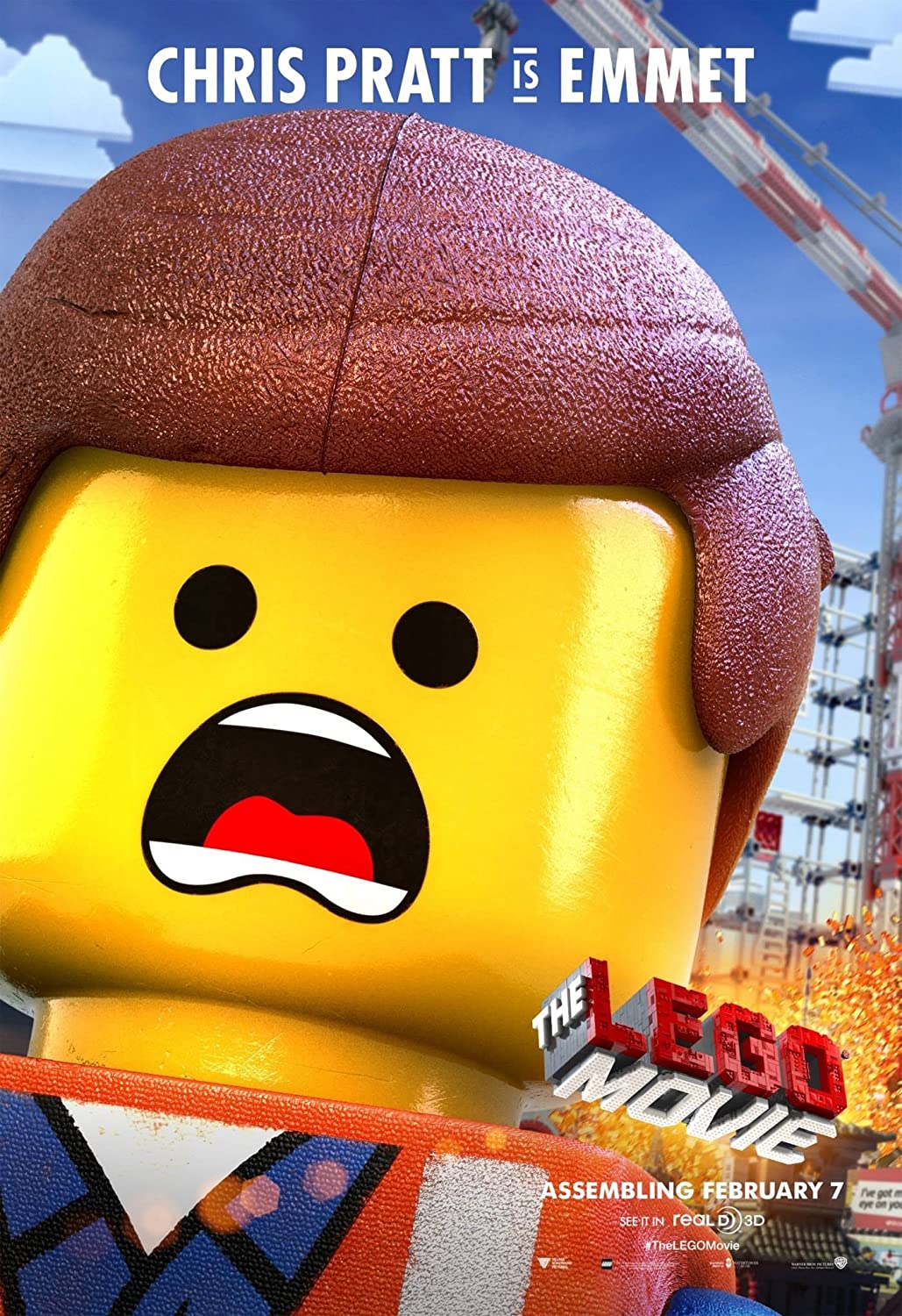 LEGO Posters and Art Prints The LEGO Movie: Chris Pratt is Emmet Poster (5003806-1)