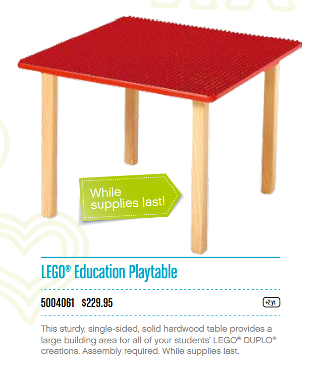 LEGO Gear Eductation Playtable (5004061-1)