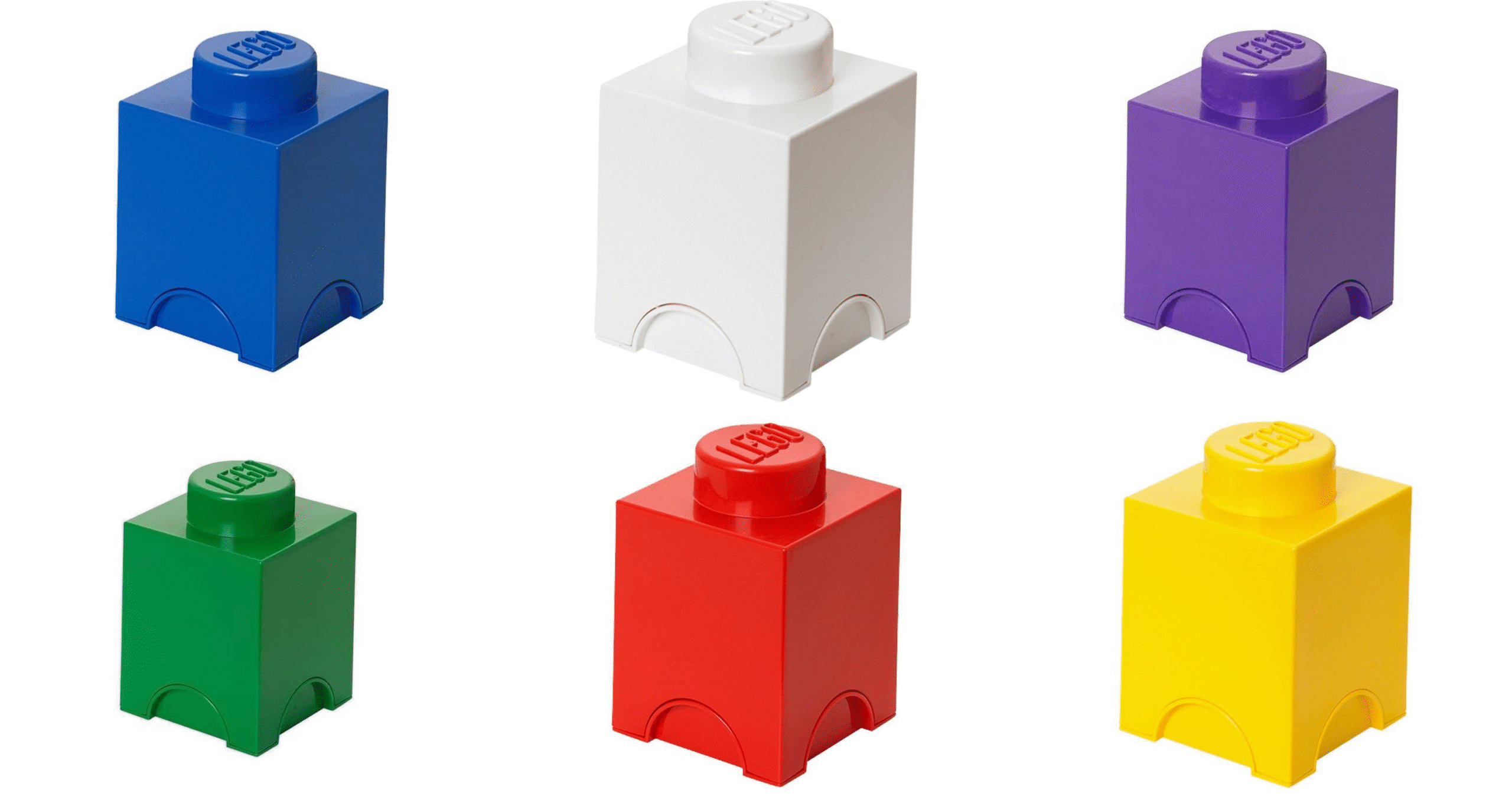 LEGO Storage Storage Brick 1 x 1 (All Colors) (5004268-1)
