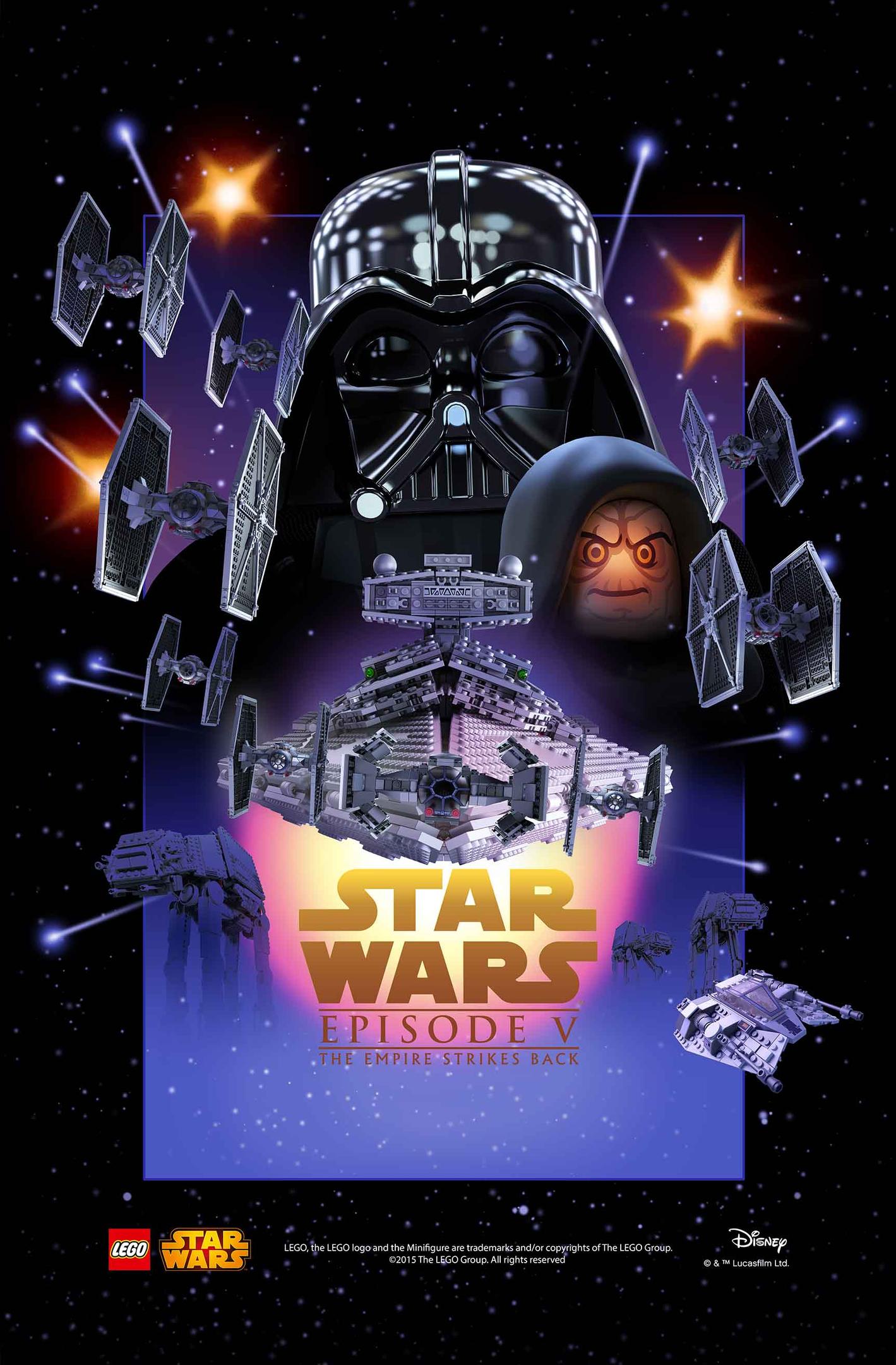 LEGO Posters and Art Prints Star Wars Episode V Poster (5004742-1)