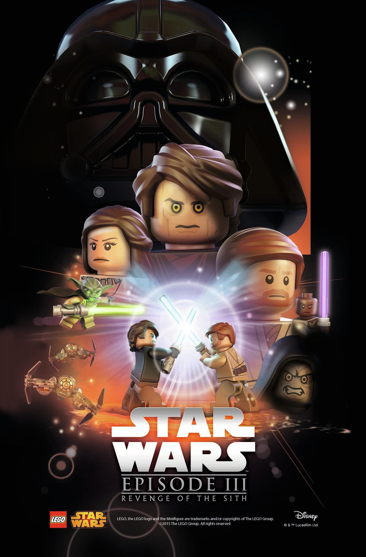 LEGO Posters and Art Prints Star Wars Episode III Poster (5004746-1)