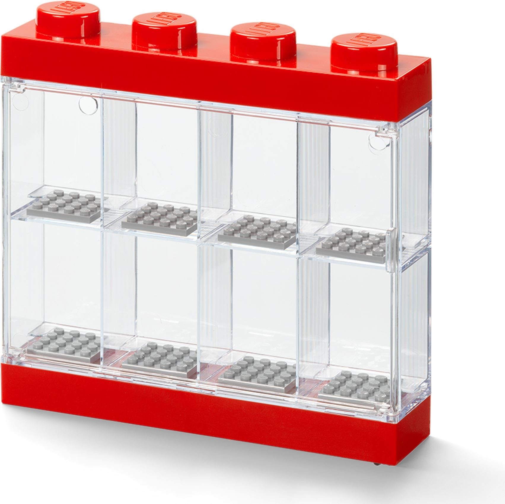LEGO Storage Minifigure Display Case 8 (Red) (5004890-1)