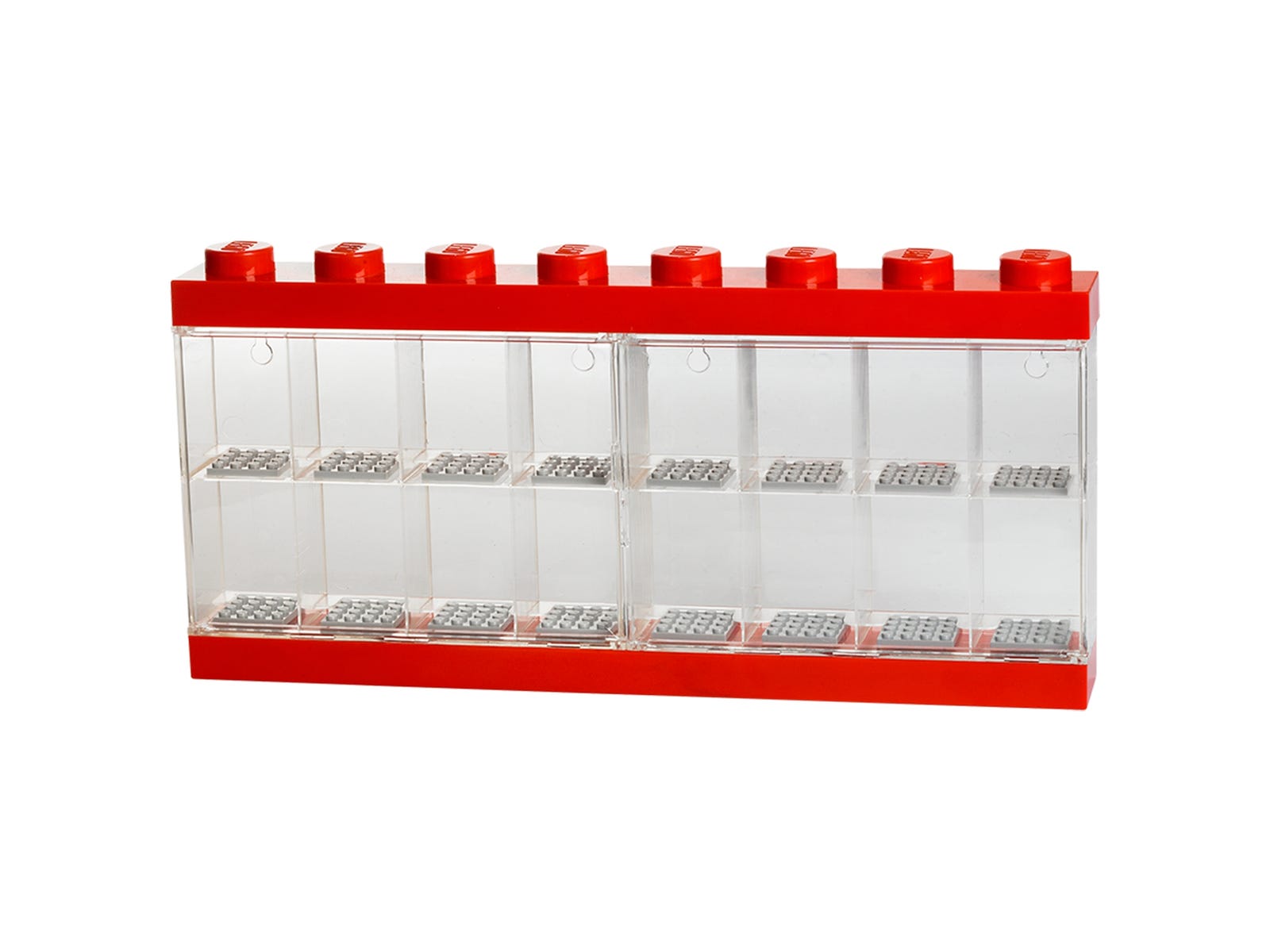 LEGO Storage Minifigure Display Case 16 (Red) (5004892-1)