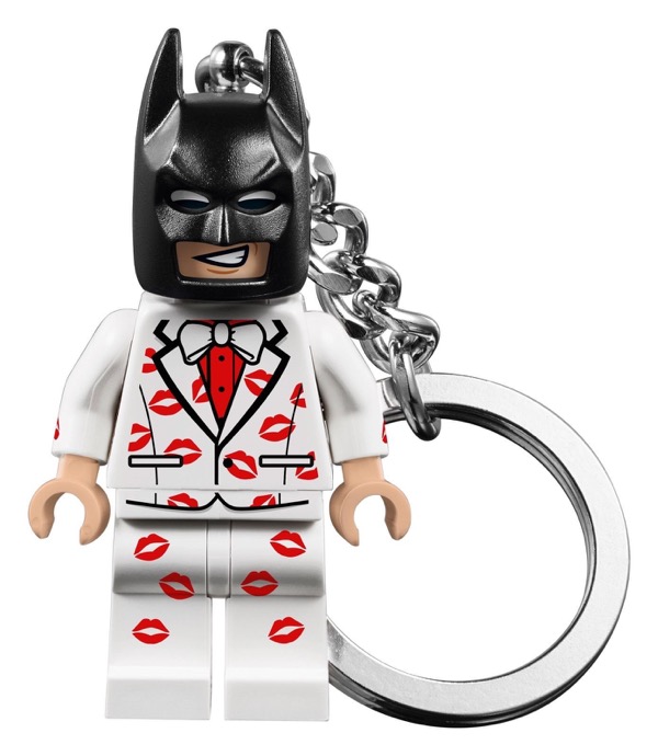 LEGO Key Chain Kiss Kiss Tuxedo Batman (5004928-1)