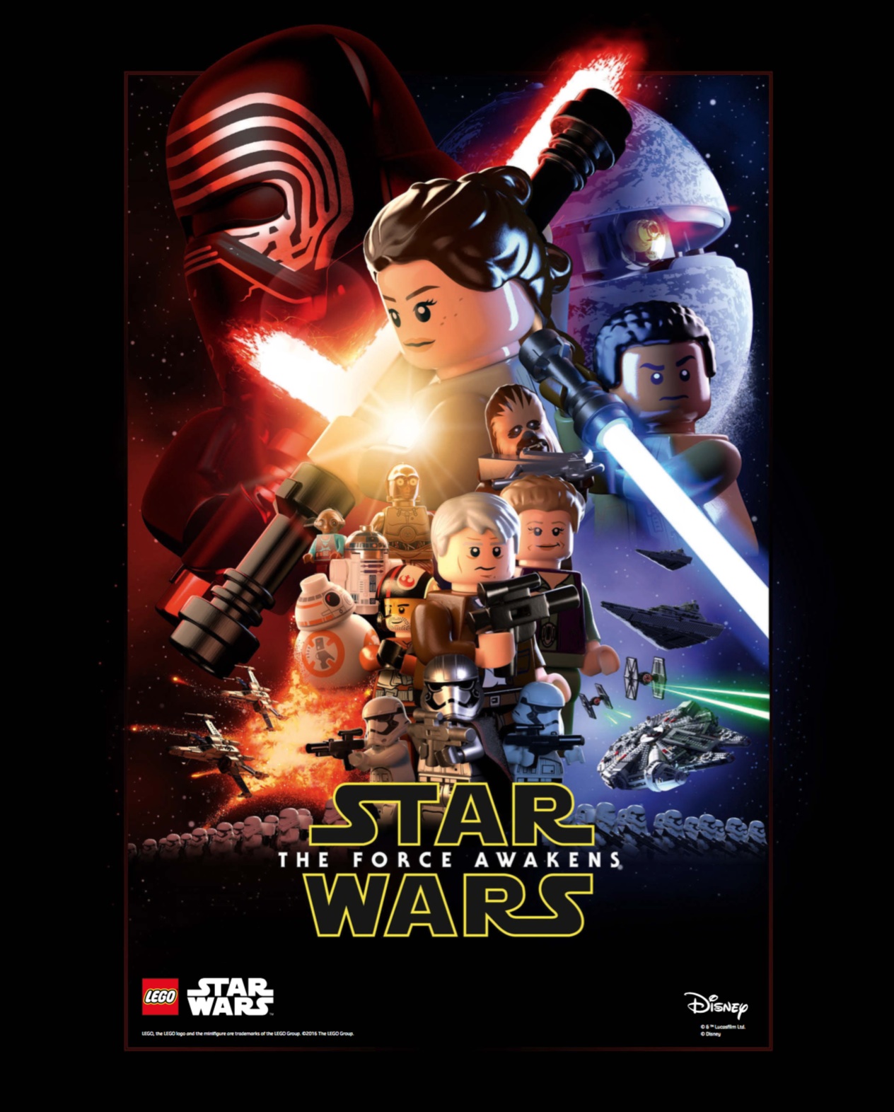 LEGO Posters and Art Prints Star Wars Episode VII Poster (5005134-1)