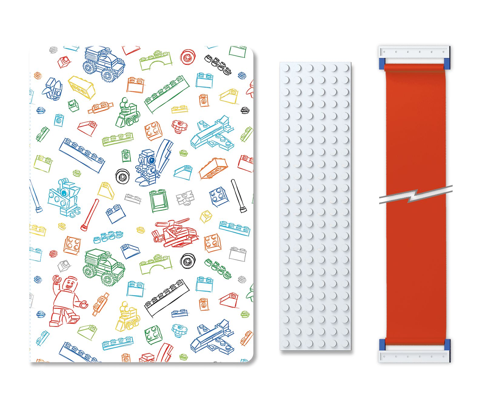 LEGO Stationery and Office Supplies Journal Band (White) (5005144-1)