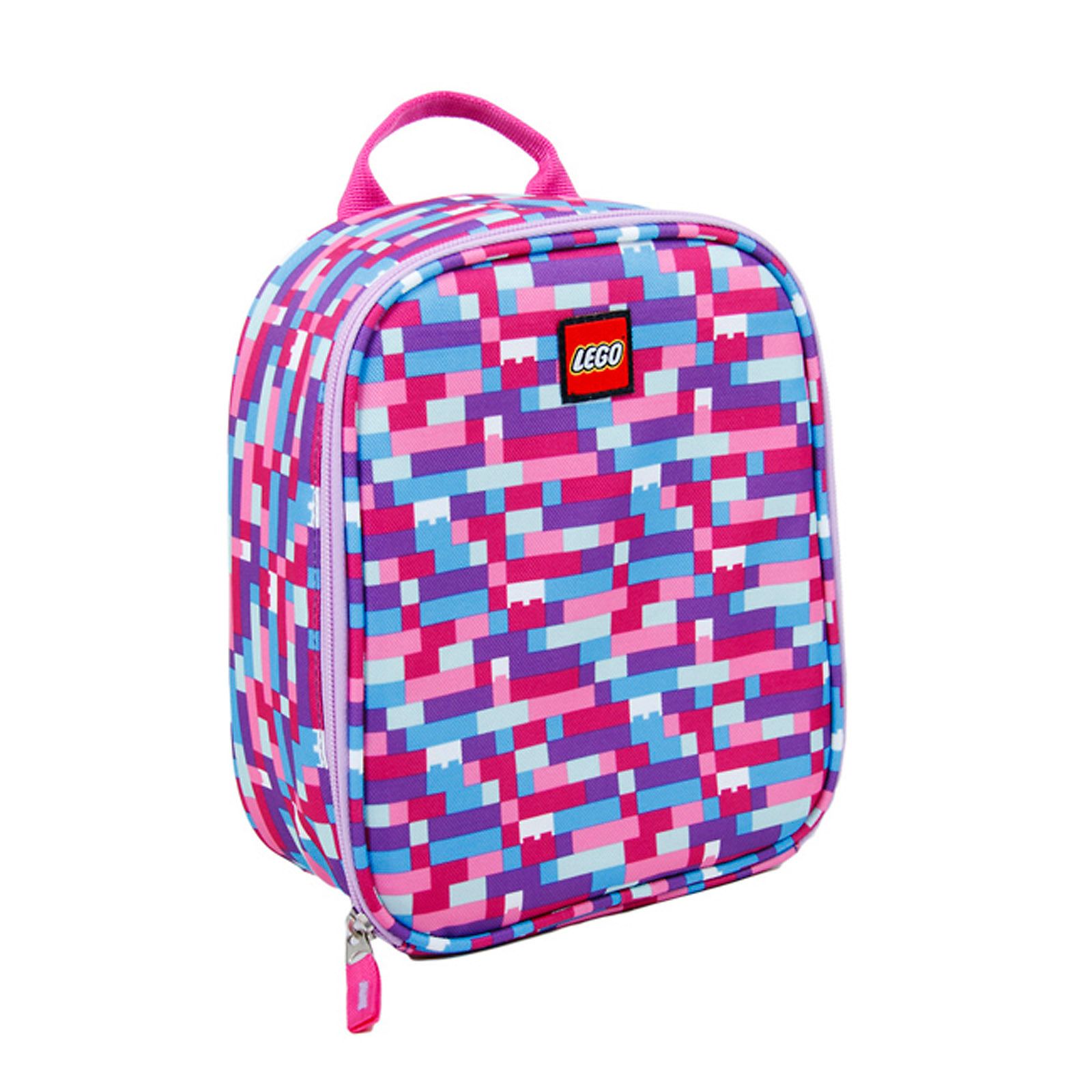 LEGO Houseware Brick Print Lunch Bag (Pink/Purple) (5005354-1)