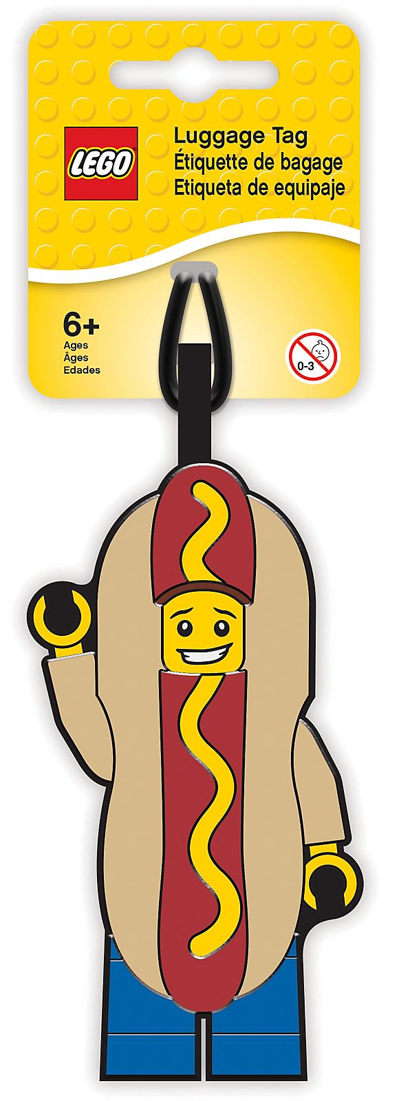 LEGO Bag and Luggage Tags Hot Dog Guy Luggage Tag (5005582-1)