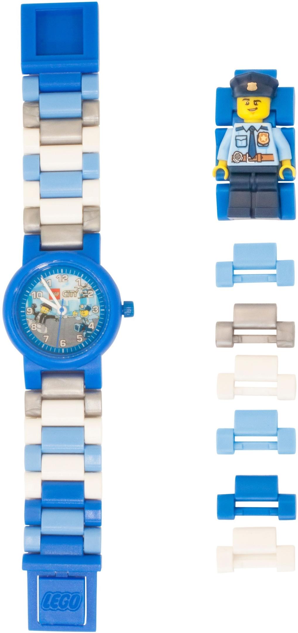 LEGO Clocks and Watches Police Officer Buildable Watch (5005611-1)