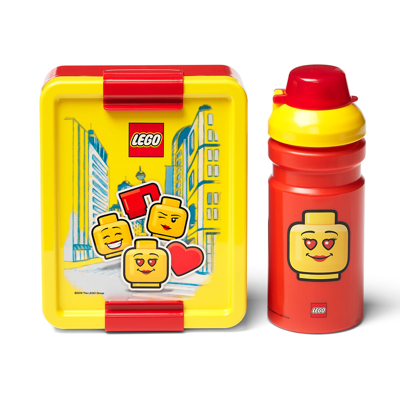 LEGO Houseware Girl Emoticon Lunch Set (5005770-1)