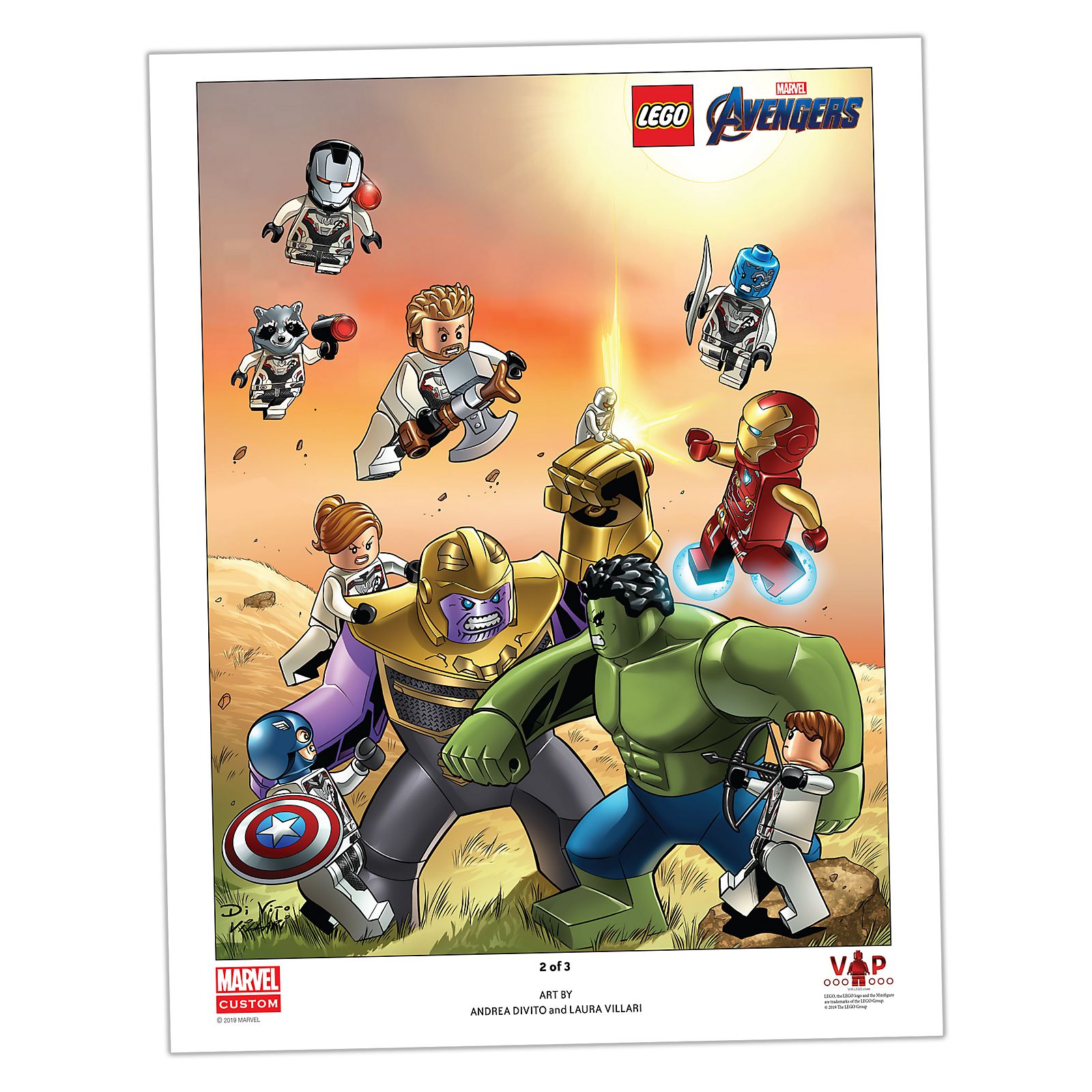 LEGO Posters and Art Prints Avengers: Endgame Art Print (5005881-1)