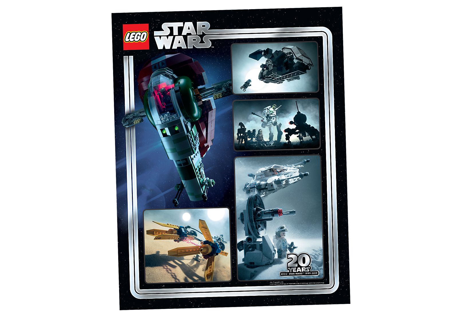 LEGO Posters and Art Prints Star Wars 20th Anniversary Art Print (5005888-1)