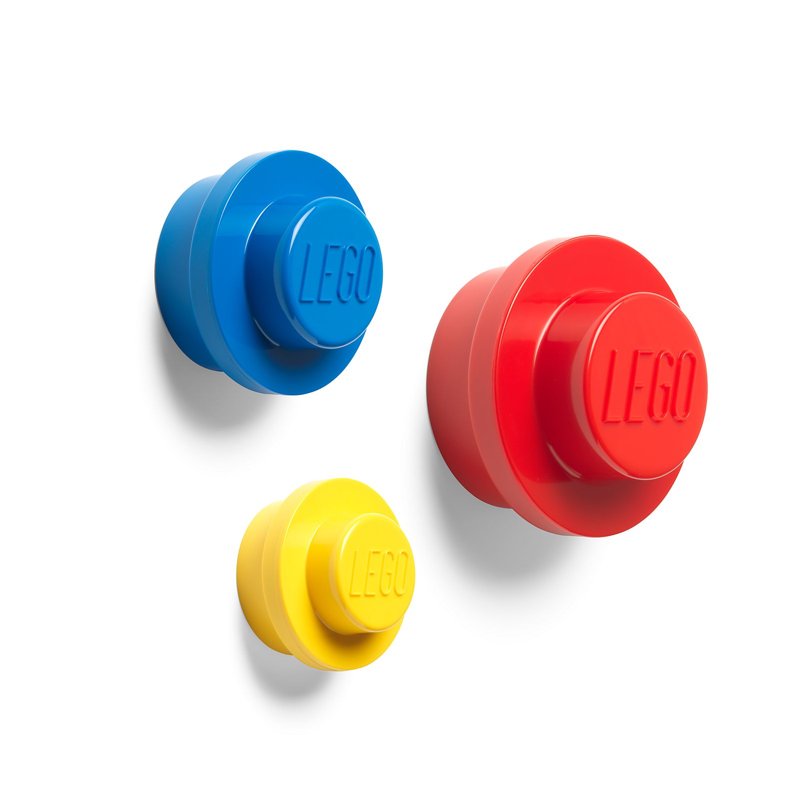 LEGO Houseware Wall Hanger Set (Red/Blue/Yellow) (5005906-1)