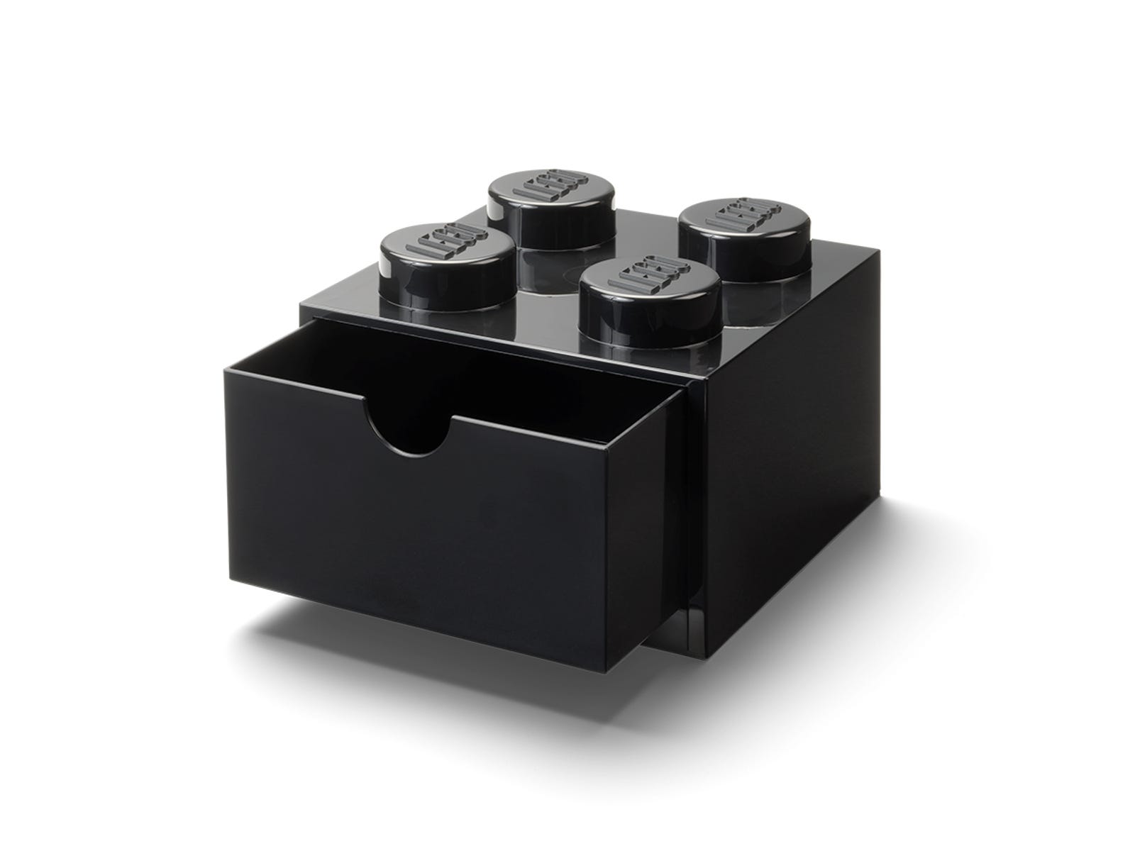 LEGO Storage Desk Drawer 2 x 2 (Black) (5006312-1)