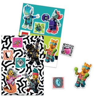 LEGO Gear VIDIYO Sticker Sheet (5006771-1)