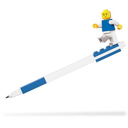 LEGO Stationery and Office Supplies Gel Pen with Minifigure (Blue) (5007201-1)