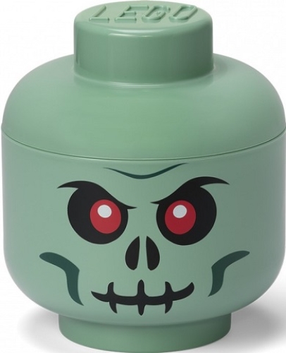 LEGO Storage Storage Head S (Sand Green Skeleton) (5007888-1)