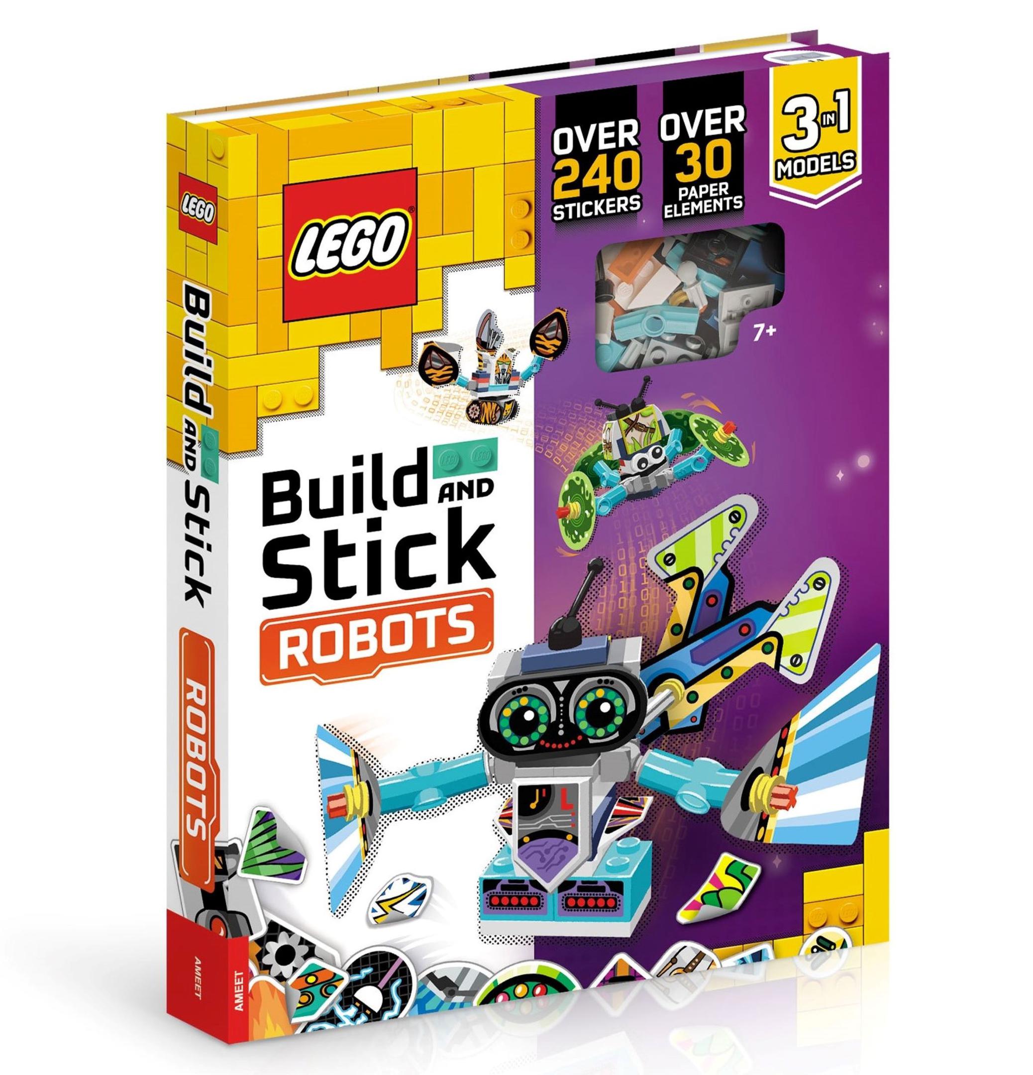 LEGO Ideas Books Build and Stick: Robots (5007895-1)