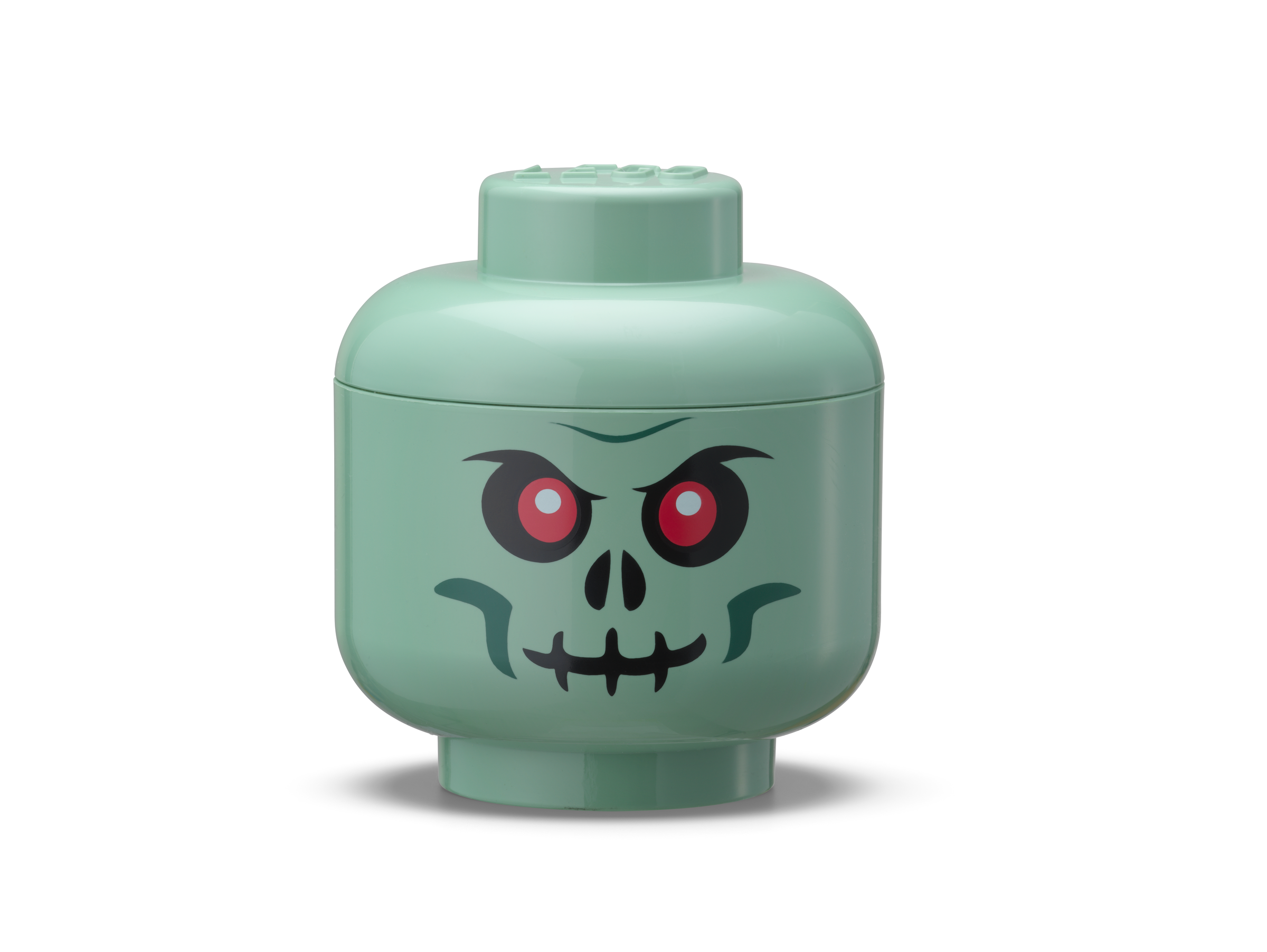 LEGO Storage Storage Head Mini (Sand Green Skeleton) (5008081-1)