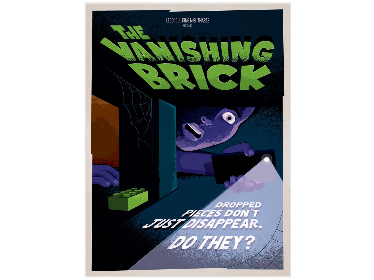 LEGO Posters and Art Prints The Vanishing Brick Halloween Poster (5008239-1)