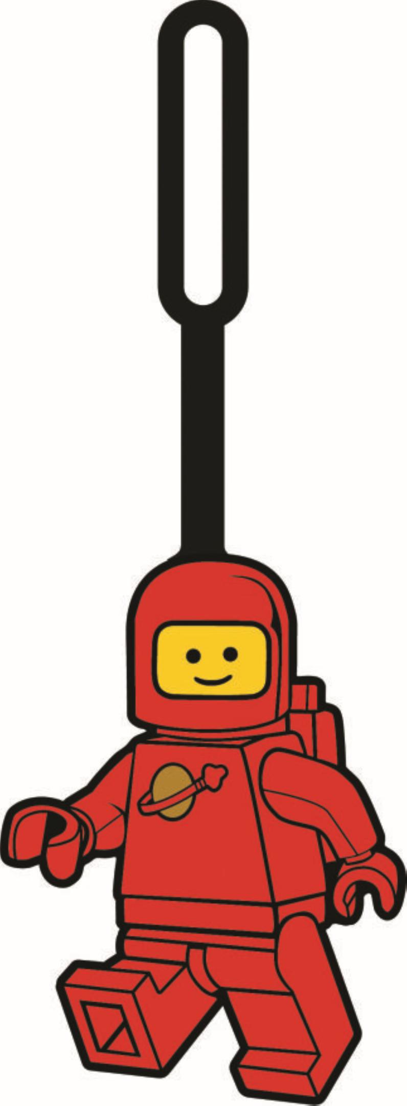 LEGO Bag and Luggage Tags Spaceman Bag Tag Red (5008988-1)