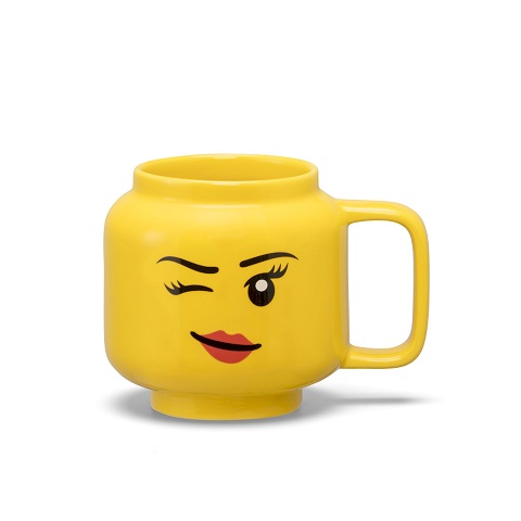 LEGO Houseware Small Ceramic Mug – Winking Girl (5009034-1)