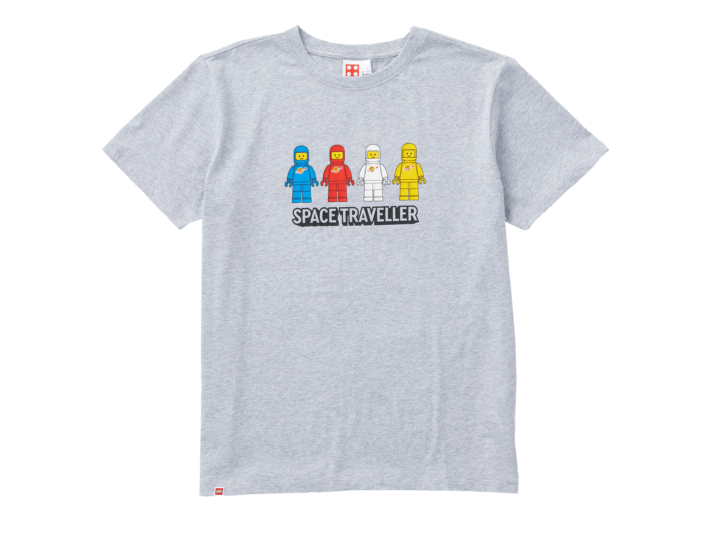 LEGO Gear Short-Sleeve Space Traveler Adults T-Shirt – Gray Mélange (5009116-1)
