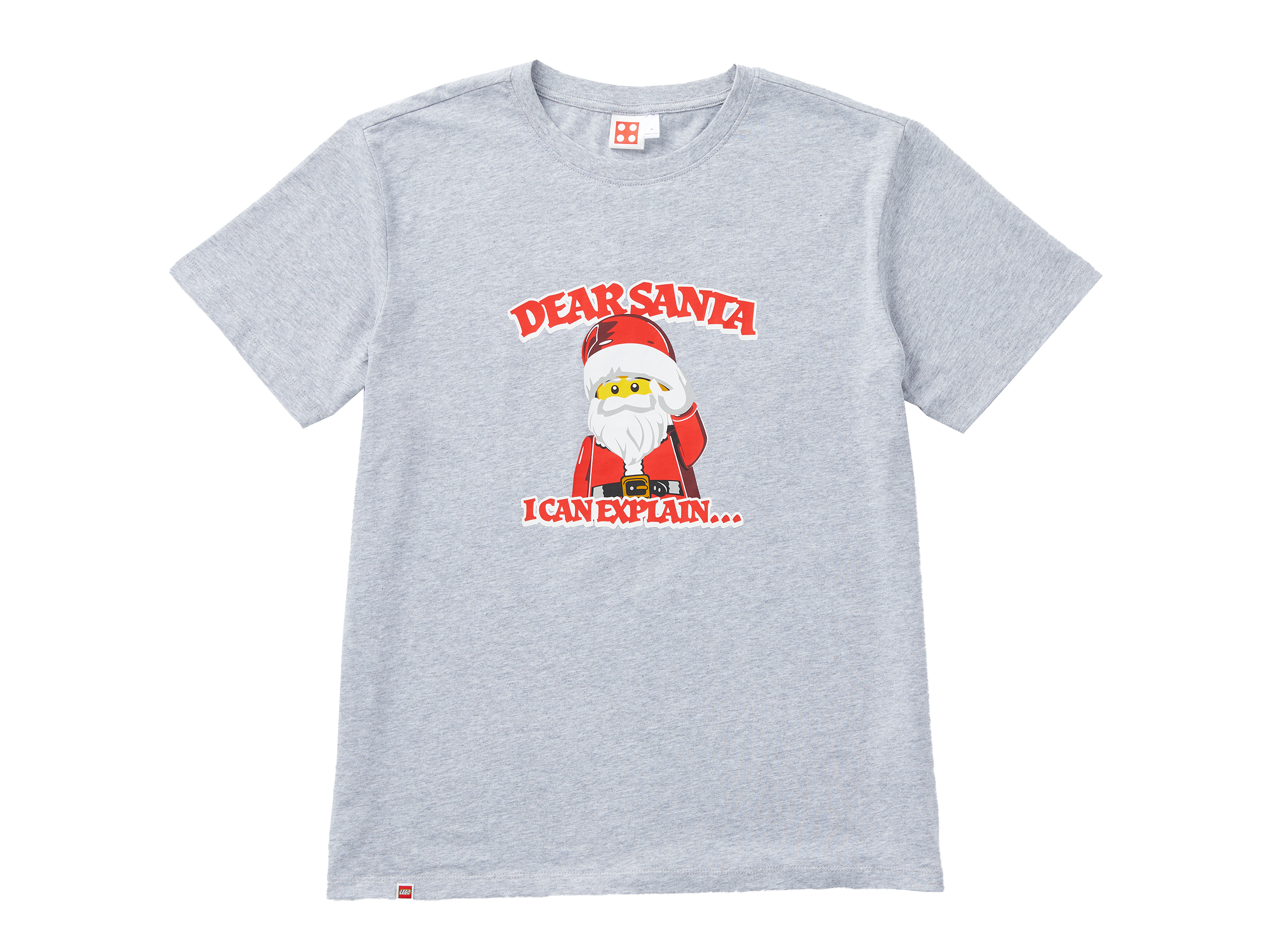 LEGO Gear Adults' Short Sleeve Dear Santa T-Shirt (5009126-1)