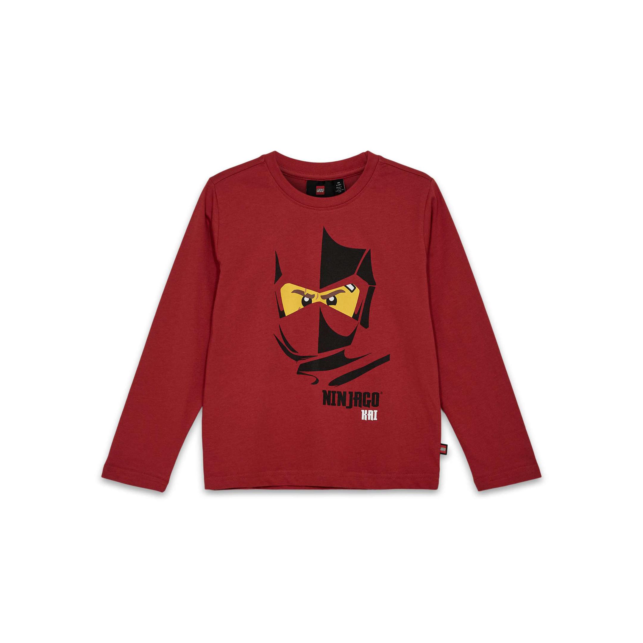 LEGO Gear Ninjago Long-Sleeve T-Shirt – Dark Red (5009135-1)
