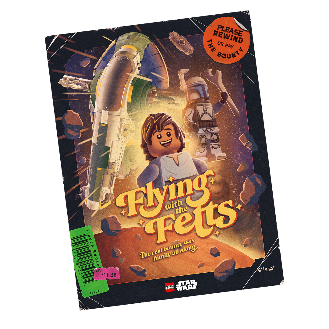 LEGO Posters and Art Prints "Flying with the Fetts" by Joe Hogan Poster (5009512-1)