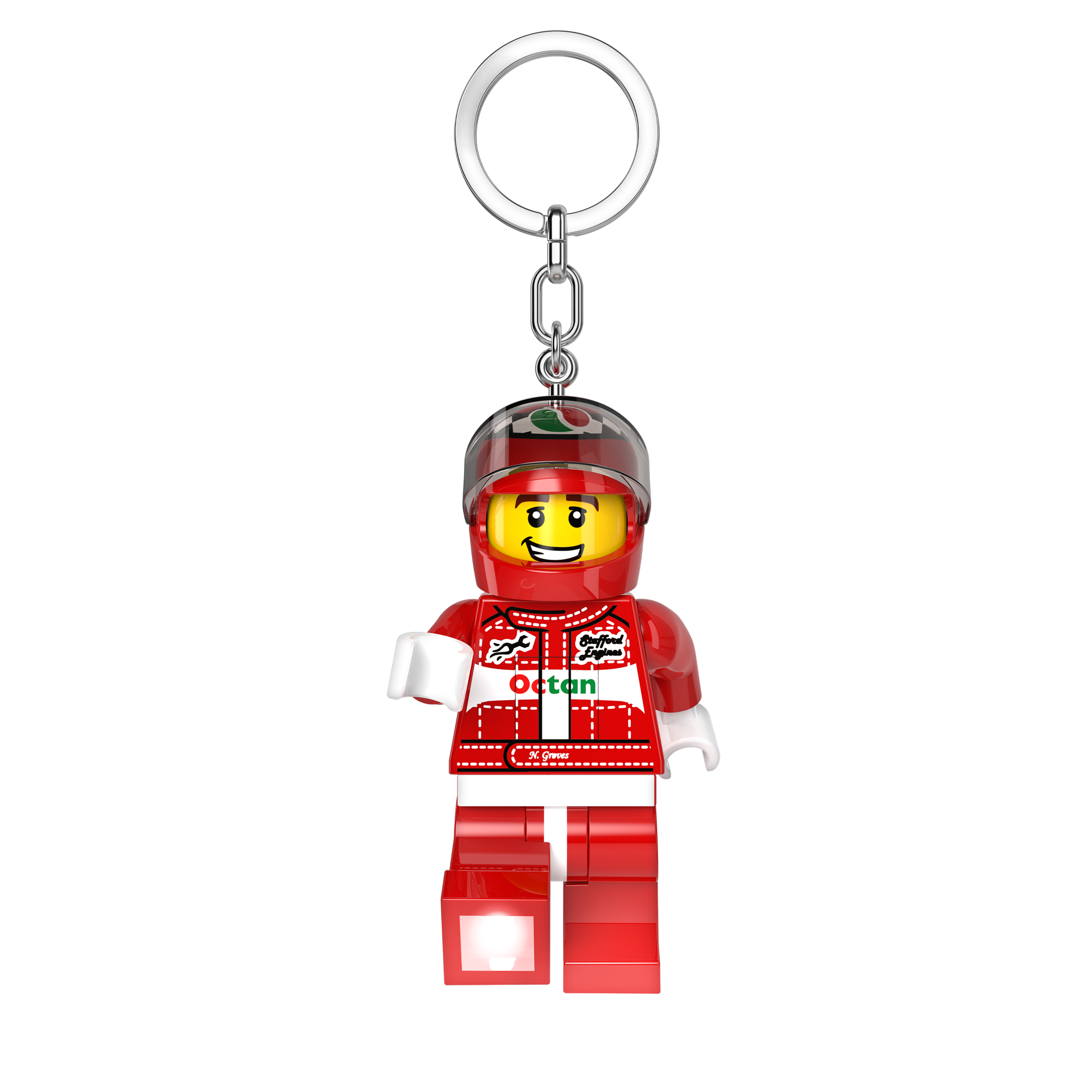 LEGO Key Chain Race Car Driver Key Light (5009631-1)
