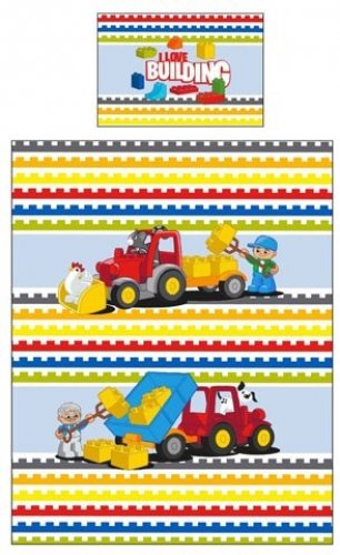 LEGO Houseware Duplo I Love Building Duvet Set (5055285391225-1)