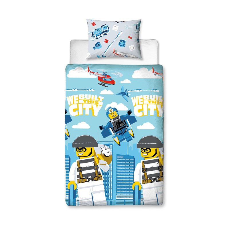 LEGO Houseware City Police on the Run Duvet Set (5056197129517-1)