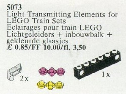LEGO Train Light Transmitting Elements for Train Sets (5073-1)