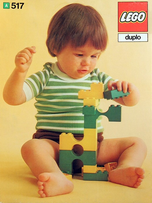 LEGO Basic Set Bricks, Half Bricks and Arches (517-2)