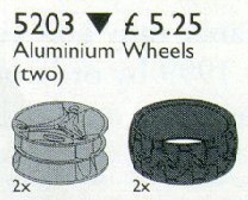 LEGO Technic Silver Wheels (5203-1)