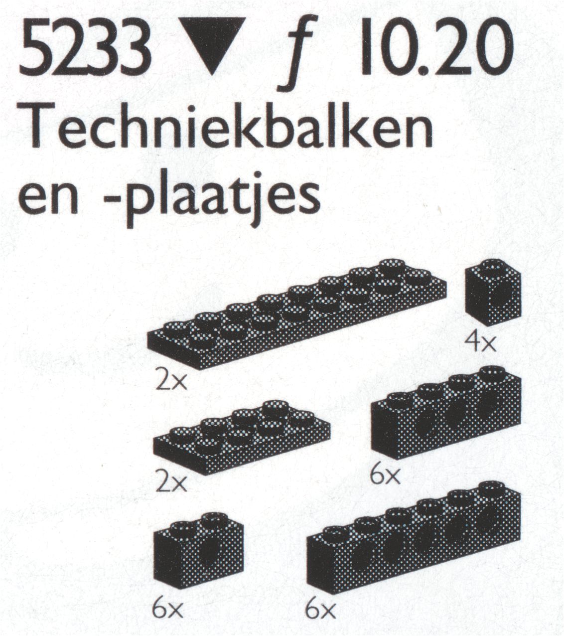 LEGO Technic Small Beams and Plates with holes (5233-2)