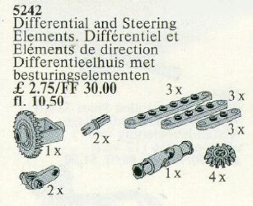 LEGO Technic Differential Gear Housing (5242-1)