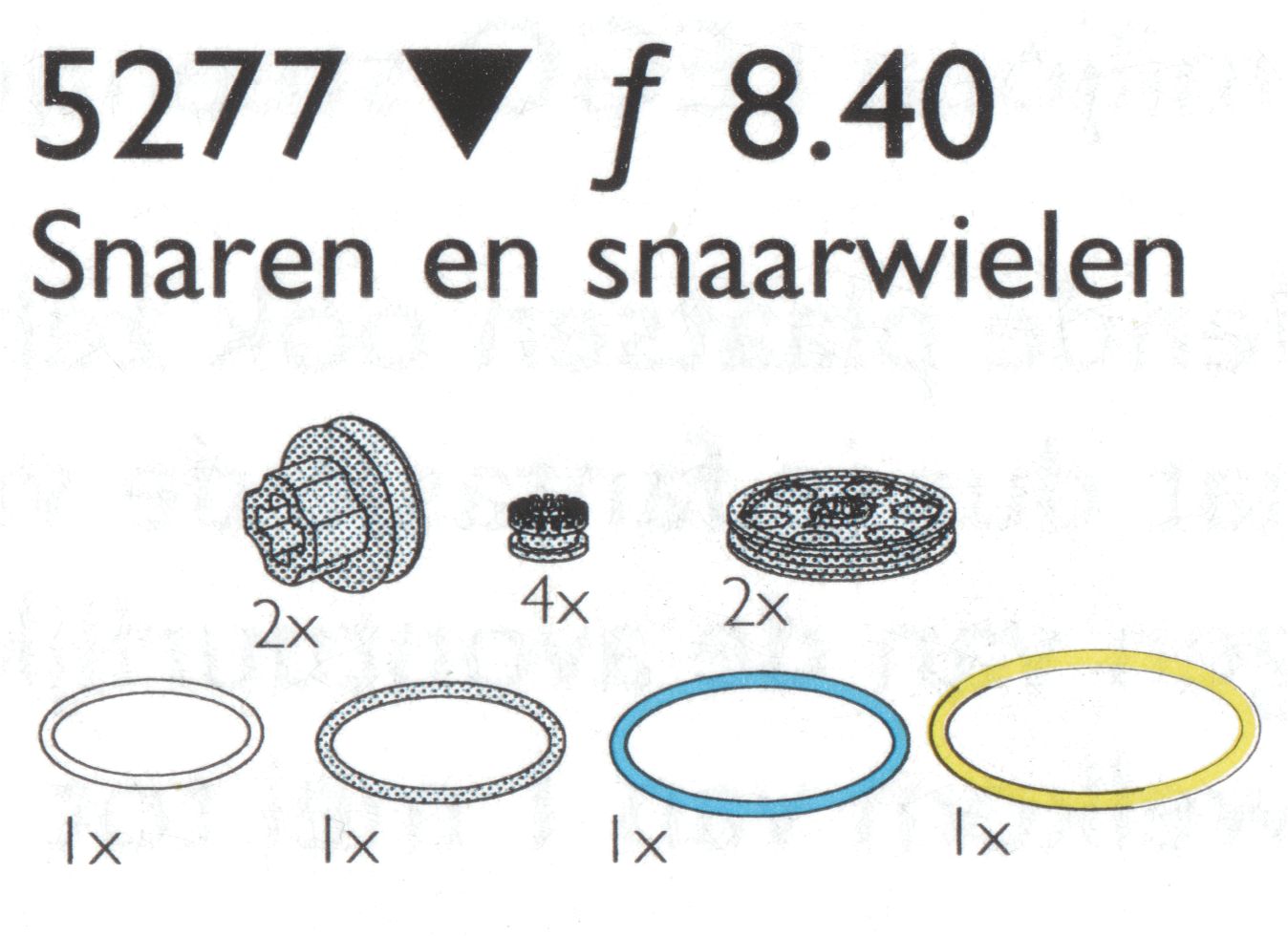 LEGO Technic Pulleys & V-Belts (5277-1)