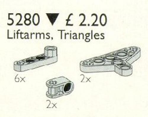 LEGO Technic Liftarms & Triangles / Liftarms, Triangles (5280-1)