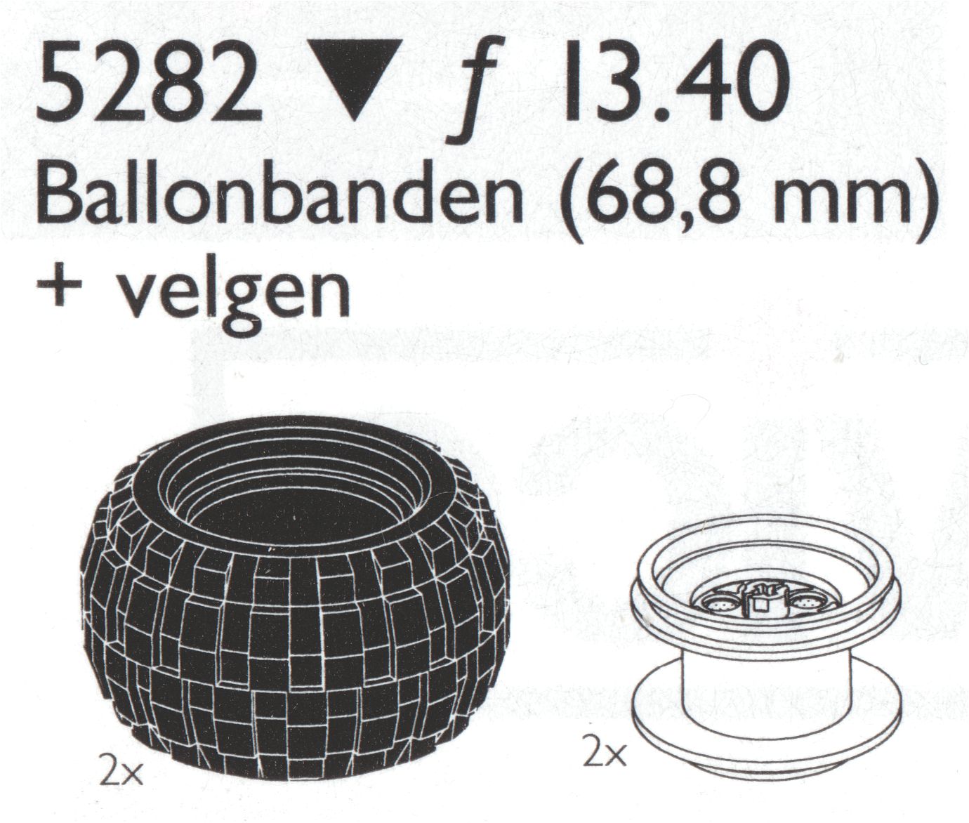 LEGO Technic Balloon Tires Large (5282-1)