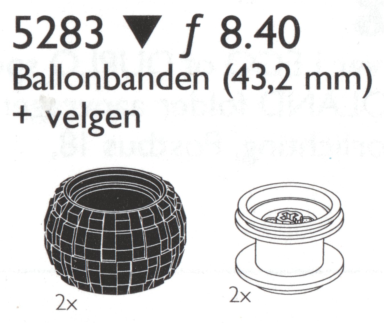 LEGO Technic Balloon Tires Small (5283-1)