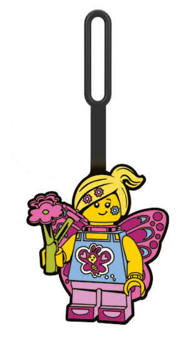 LEGO Bag and Luggage Tags Butterfly Girl Bag Tag (52853-1)