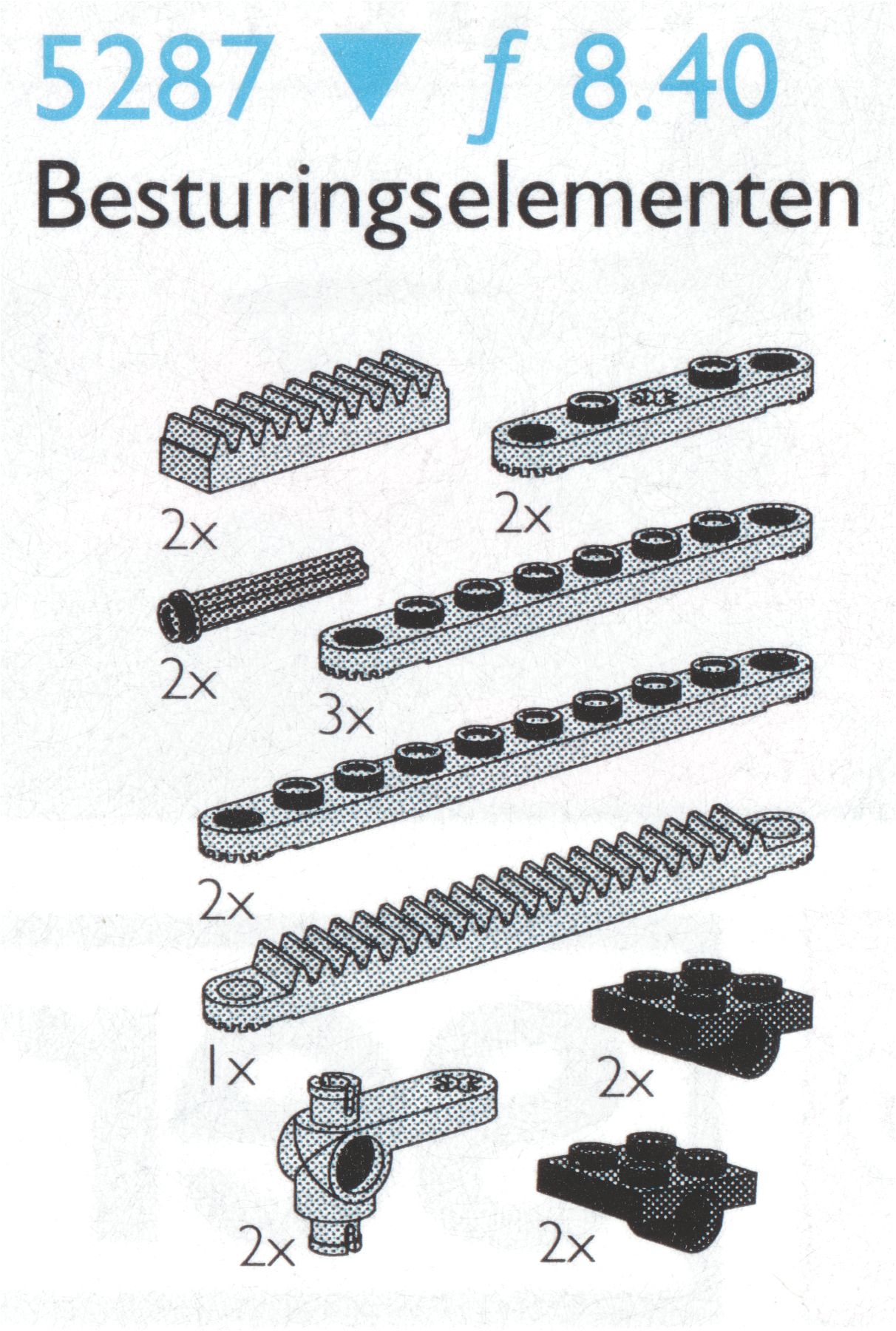 LEGO Technic Plates & Gear Racks / Plates, Gear Racks etc. (5287-1)